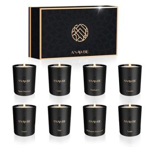 ANAWBE Home Scented Candles - 8 Fragrance Gift Set