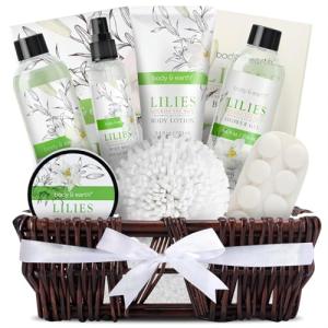 Lily Home Spa Gift Basket: 10-Piece Body Set