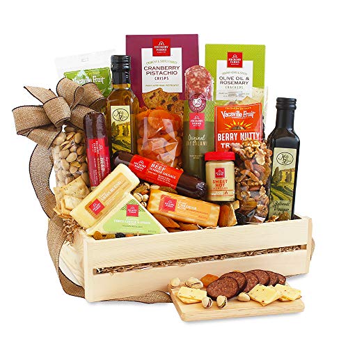 California Delicious Meat and Cheese Gourmet Gift Basket