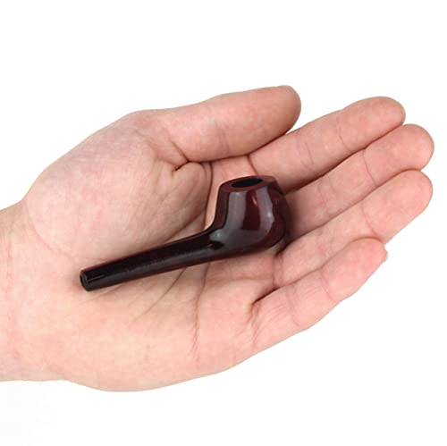Mahogany Mini Smoking Pipe with Gift Box