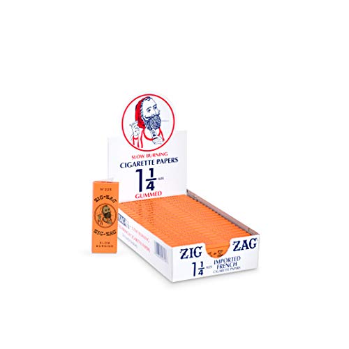 French Orange Zig-Zag Rolling Papers - 24 Booklets