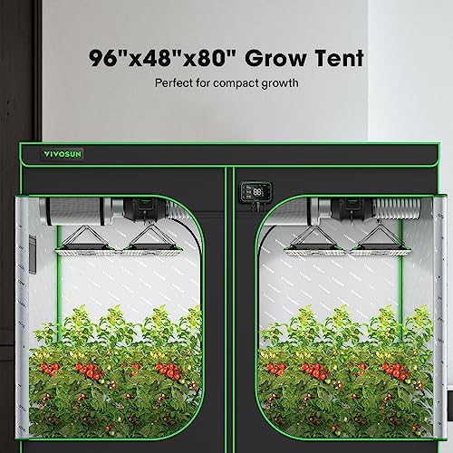 VIVOSUN S848 Grow Tent: 4x8, High Reflective Mylar