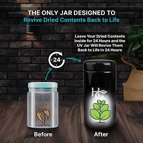 Airtight Herb Jar with Humidity Pack