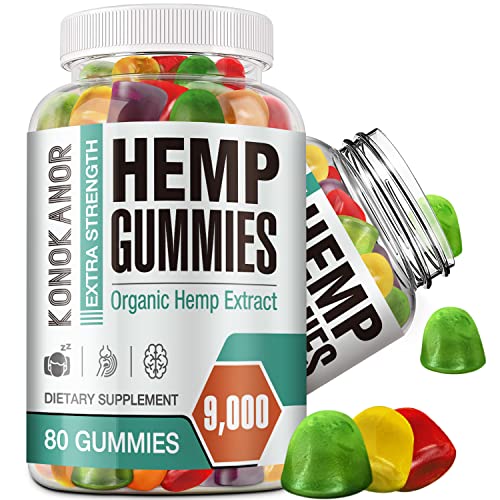 High-Potency Natural Hemp Gummies with CBD Oil