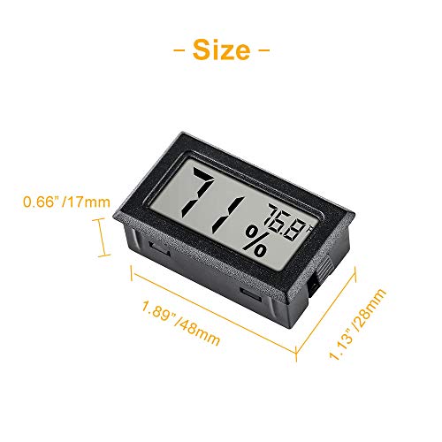 Mini Temperature & Humidity Gauge for Cannabis Cultivation