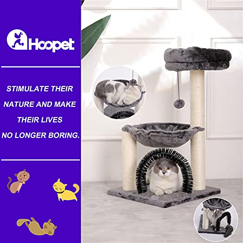 Hoopet Multi-Level Cat Tree with Scratching Posts