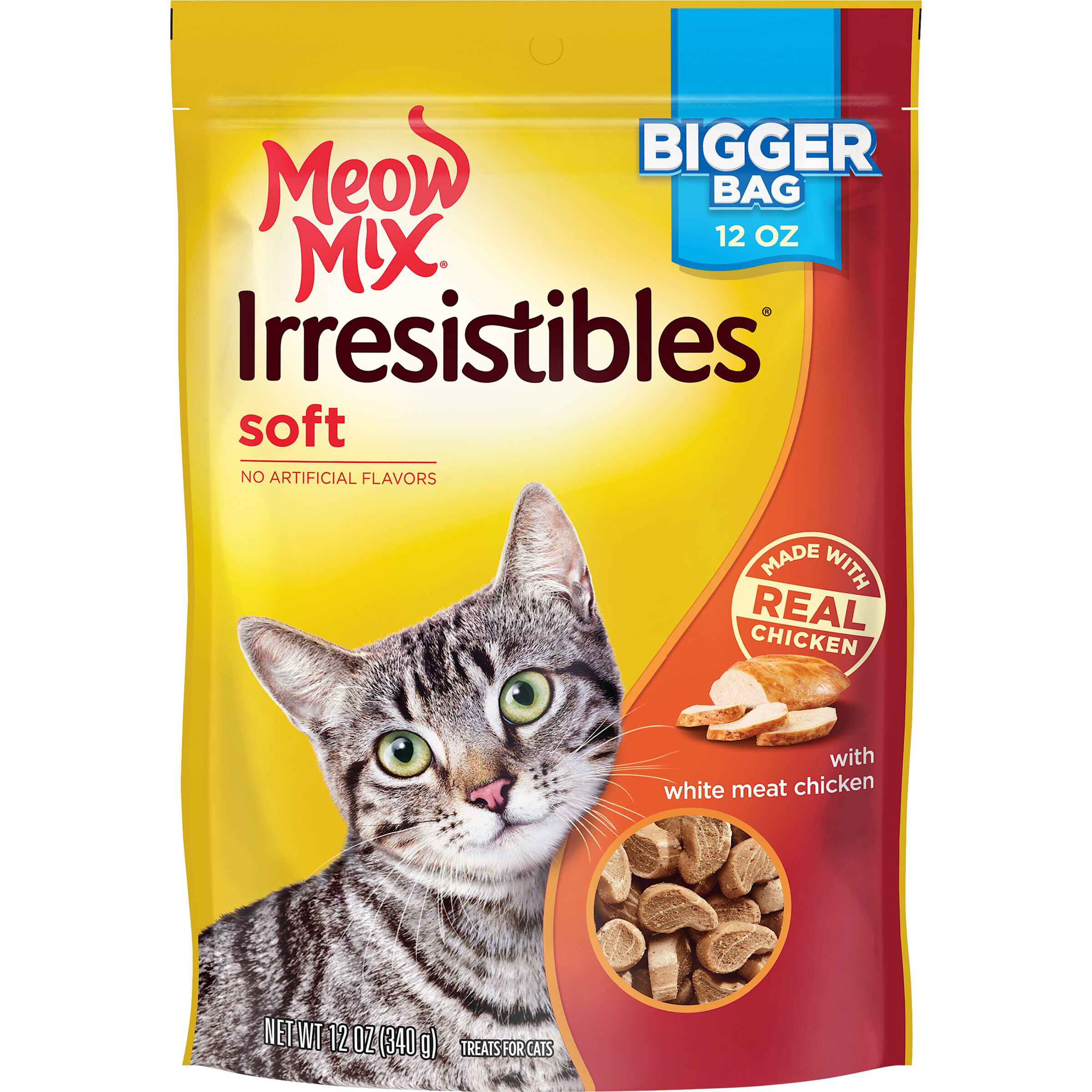 Irresistible Meow Mix Chicken Treats, 12 oz
