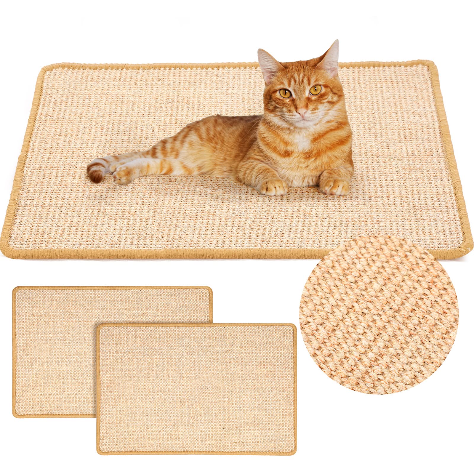 Sisal Cat Scratcher Mat Board Sharpen Nails Furniture