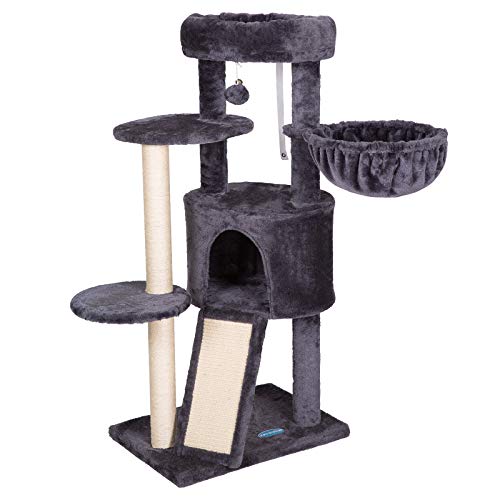 Multi-level Cat Tower with Scratching Board