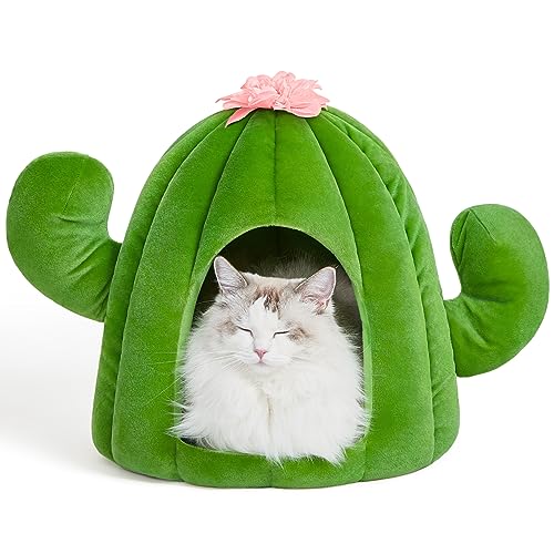 Cactus Cat House with Washable Cushion Pad