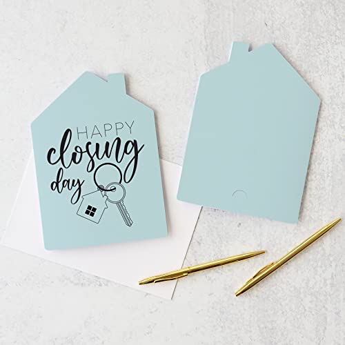 Happy Closing Day" Greeting Cards Set with Envelopes