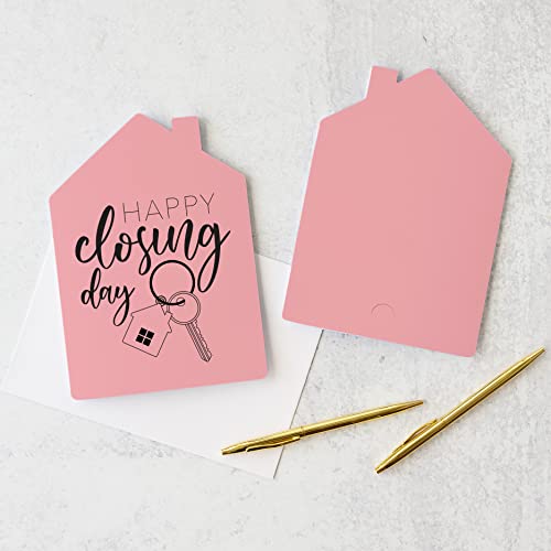 Happy Closing Day" Greeting Cards Set with Envelopes
