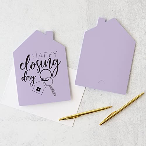 Happy Closing Day" Greeting Cards Set with Envelopes
