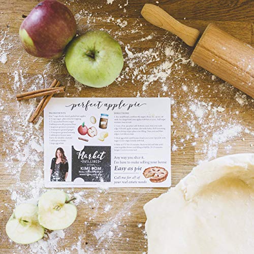 Apple Pie Recipe Cards with Envelopes