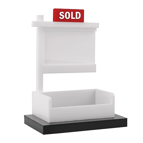 Acrylic Real Estate Business Card Holder Display Stand