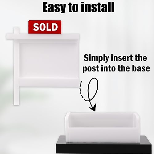 Acrylic Real Estate Business Card Holder Display Stand