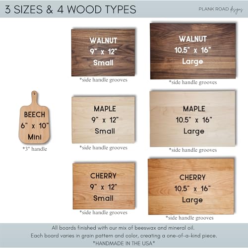 Engraved Wood Cutting Board - Custom Real Estate Gifts