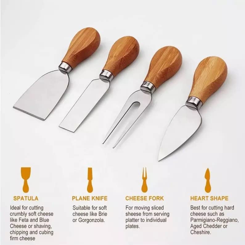 Custom Engraved Bamboo Charcuterie Board Set - Realtor Gift