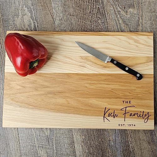 Engraved Wood Cutting Board - Custom Real Estate Gifts