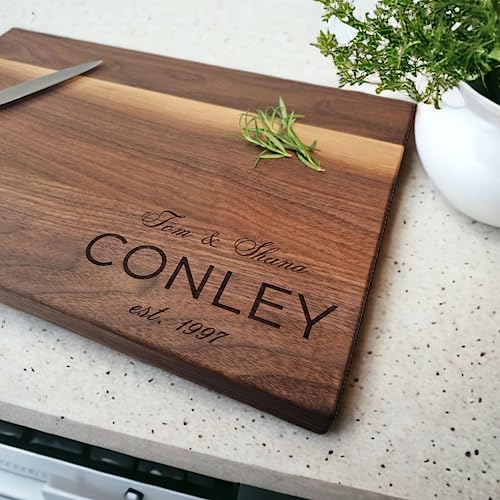 Engraved Wood Cutting Board - Custom Real Estate Gifts
