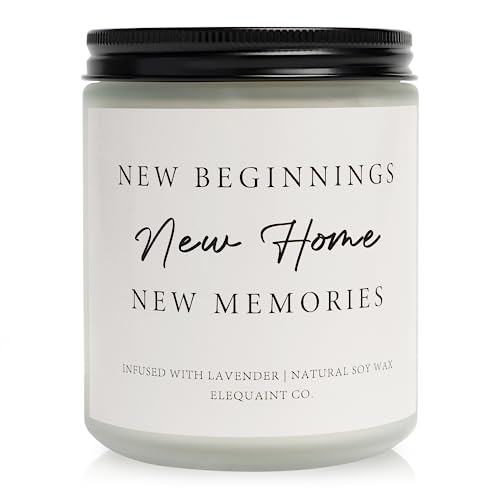 Housewarming Lavender Scented Candle - Perfect New Home Gift