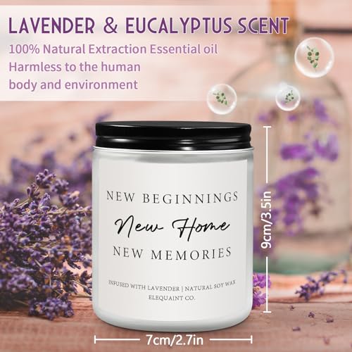 Housewarming Lavender Scented Candle - Perfect New Home Gift