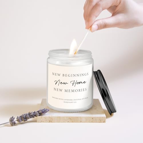 Housewarming Lavender Scented Candle - Perfect New Home Gift