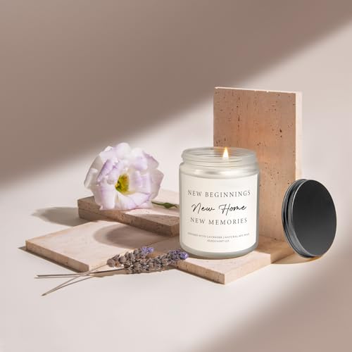 Housewarming Lavender Scented Candle - Perfect New Home Gift