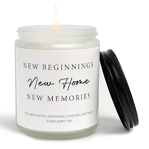 Housewarming Lavender Scented Candle - Perfect New Home Gift