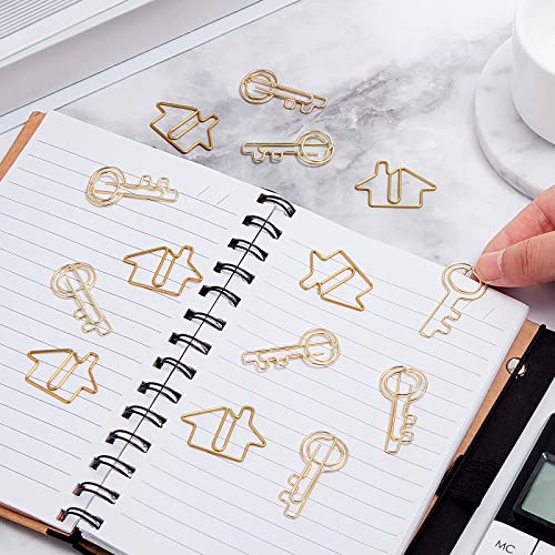 Real Estate Agent Desk Accessories Set, Gold Color