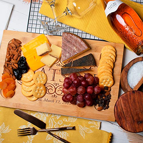 Custom Engraved Charcuterie Board for Housewarming Gift