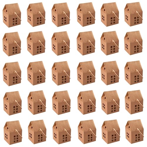 30 House Shaped Candy Boxes for Real Estate Gifts