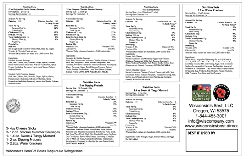 Real Estate Gifts: Party Basket with Wisconsin Delicacies