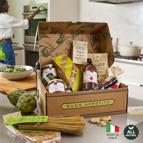Bellina Italy Artisanal Gourmet Pasta Basket - Ideal for Gift