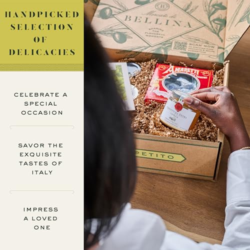 Bellina Italy Artisanal Gourmet Pasta Basket - Ideal for Gift