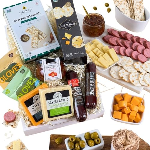 Deluxe Meat & Cheese Sampler - Real Estate Gifts