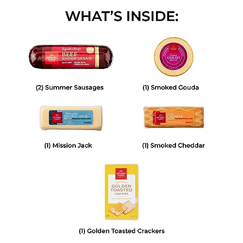 Gourmet Summer Sausage & Cheese Gift Box for Real Estate Professionals