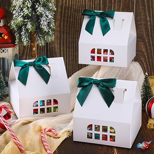 36 House Shaped Gift Boxes with Bows