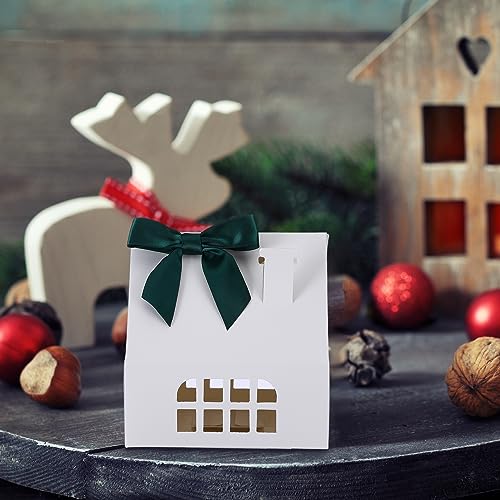 36 House Shaped Gift Boxes with Bows