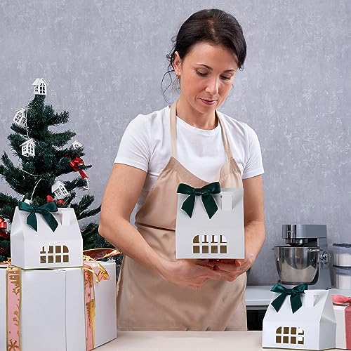 36 House Shaped Gift Boxes with Bows