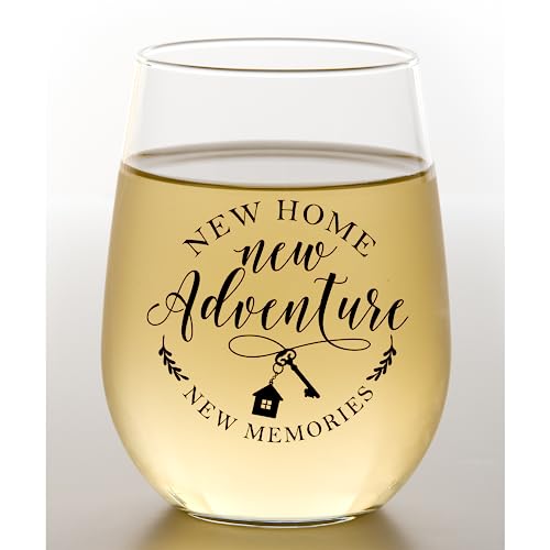 New Home Adventures Wine & Whiskey Glass Gift Set