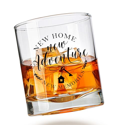 New Home Adventures Wine & Whiskey Glass Gift Set