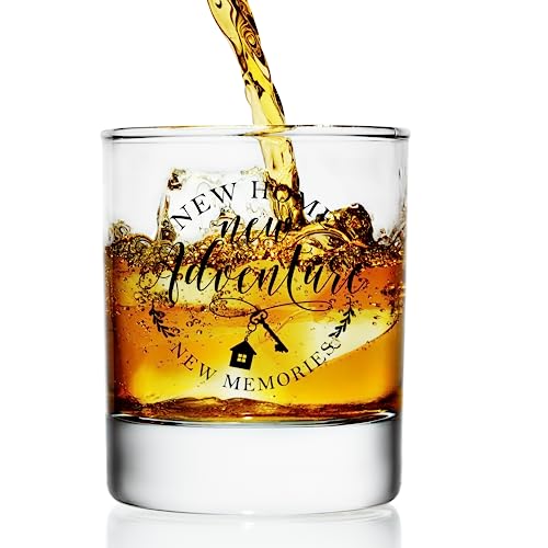 New Home Adventures Wine & Whiskey Glass Gift Set