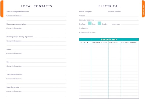 Homeowner's Logbook: Organize Your Home Maintenance Tasks