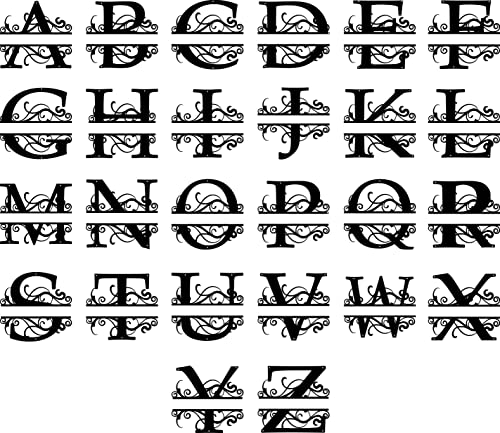 Personalized Metal Name Sign Monogram Wall Decor Outdoor