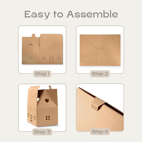 Mansion House Shaped Gift Boxes Set of 5