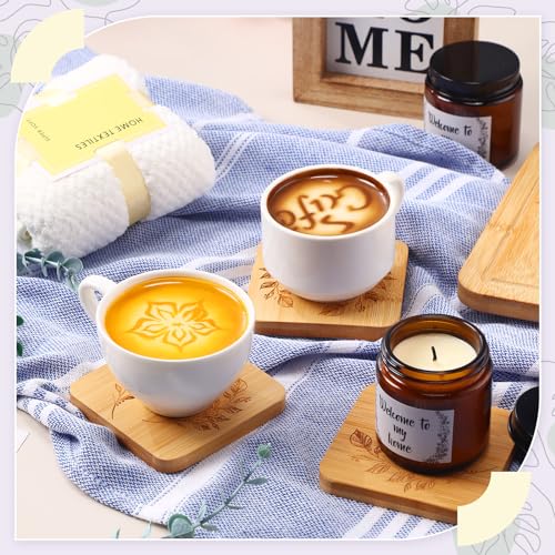 24 Pcs Bamboo Serving Board Housewarming Gift Set