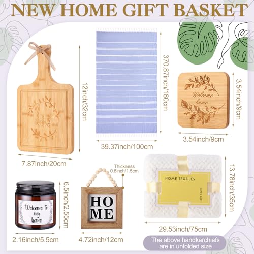 24 Pcs Bamboo Serving Board Housewarming Gift Set