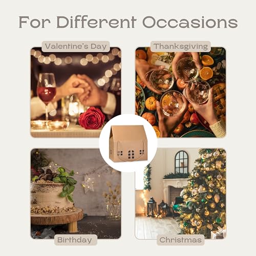 Mansion House Shaped Gift Boxes Set of 5