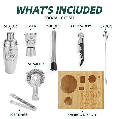 Bartender Kit with Stand - Perfect Housewarming Gift Set